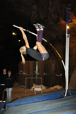 Vaulter at World Pole Vault Expo